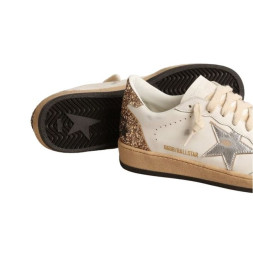 Golden Goose Ball Star with Metallic Leather Star and Glitter Heel Tab