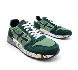 Premiata 483 Textile/Suede Green
