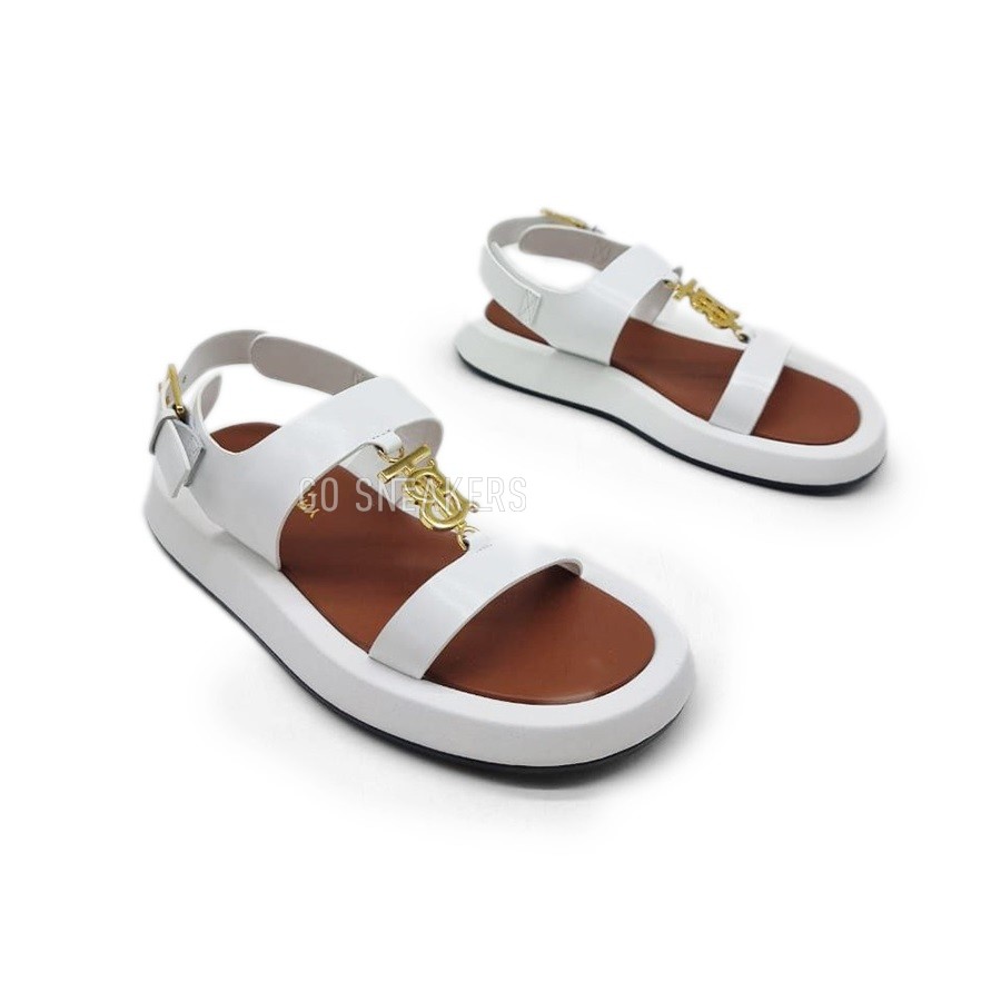White burberry sandals top