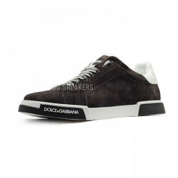Мужские кеды Dolce & Gabbana Portofino Brown/White