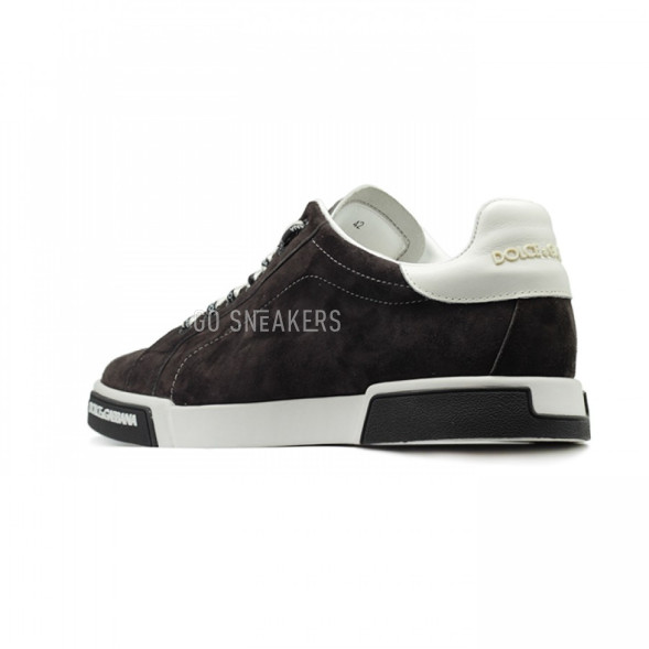 Мужские кеды Dolce &amp;amp; Gabbana Portofino Brown/White