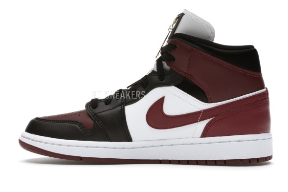 Унисекс кроссовки Nike Air Jordan 1 Mid SE Black Dark Beetroot