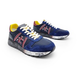 Premiata 483 Textile/Suede Black/Navy