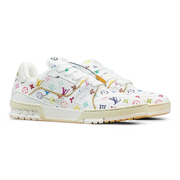 Женские кроссовки Takashi Murakami x Louis Vuitton Trainer &amp;#039;White&amp;#039;