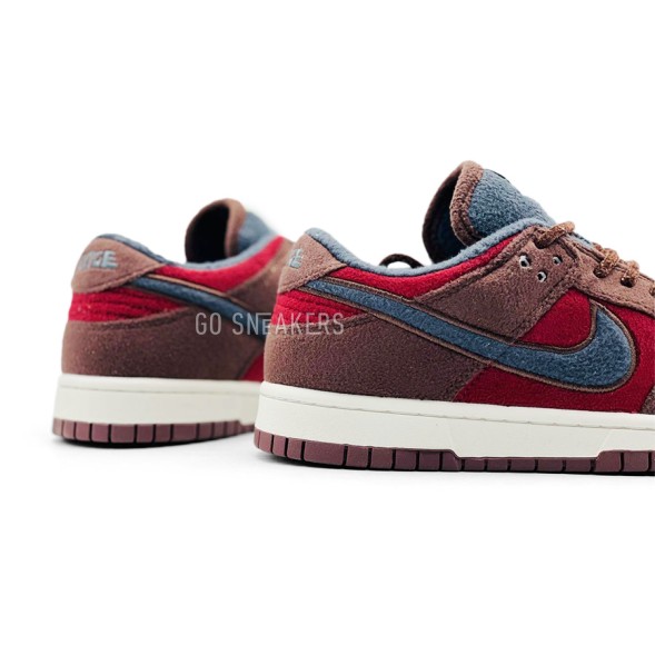 Унисекс кроссовки Nike Dunk Low SE Fleece Burgundy Crush