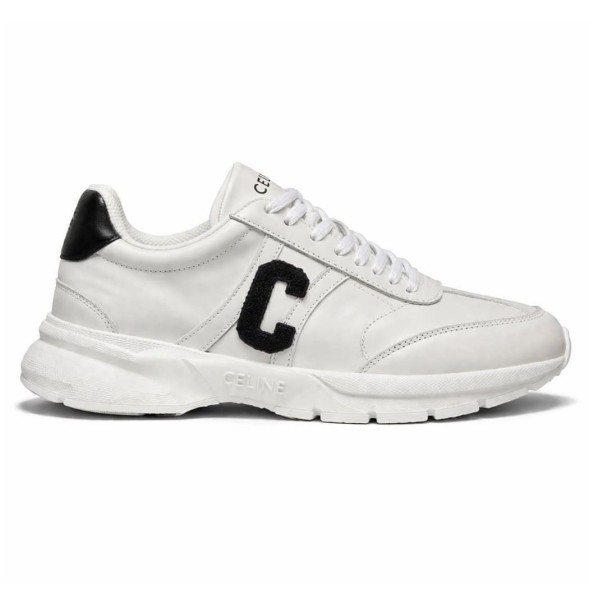 Женские кроссовки Celine Leather White Sneakers 