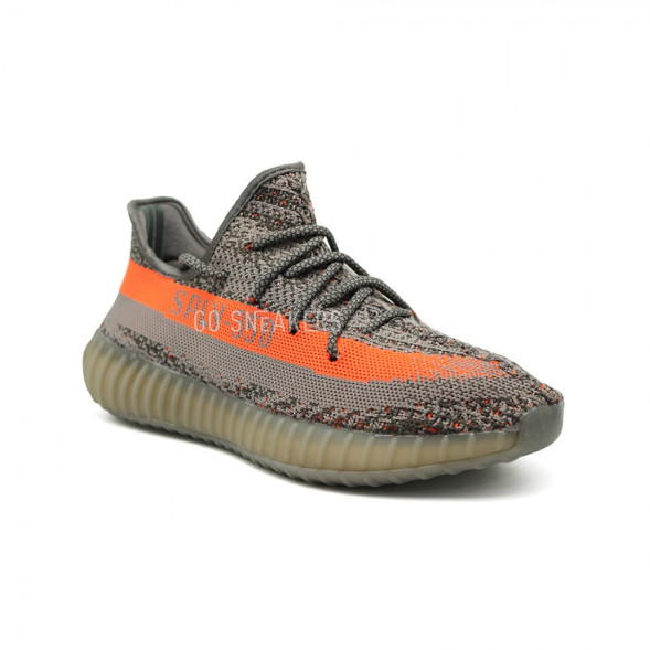 Мужские кроссовки Adidas Yeezy Boost 350 SPLY Grey-orange