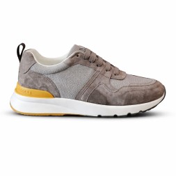 Brunello Cucinelli Suede Textile Brown