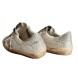 Женские кеды Golden Goose Superstar in Aged White Nubuk with Swarovski Crystals