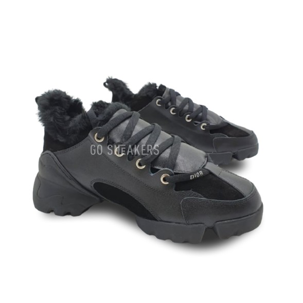 Женские зимние кроссовки Dior D-Connect Black