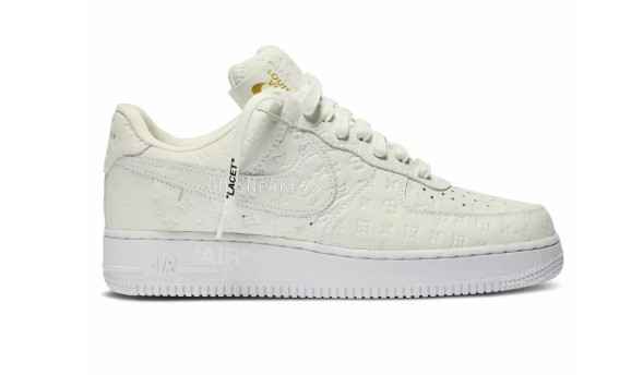 Унисекс кроссовки Louis Vuitton X Nike Air Force 1 Low Triple White
