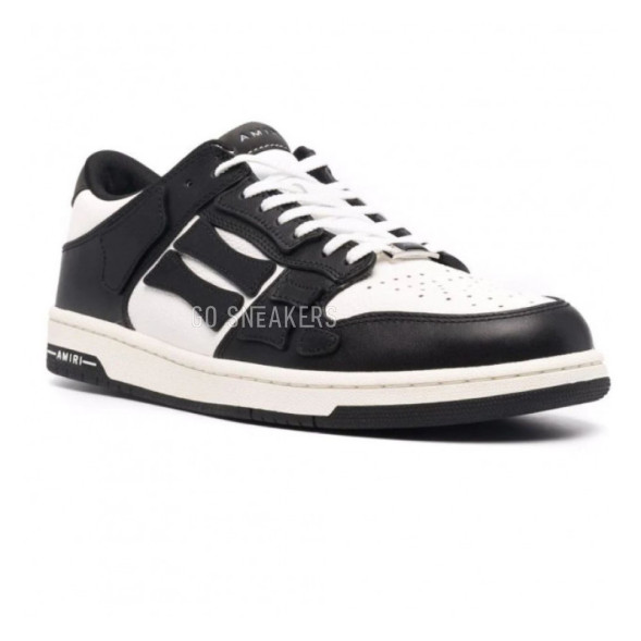 Унисекс кроссовки Amiri Skel Top Low Black White