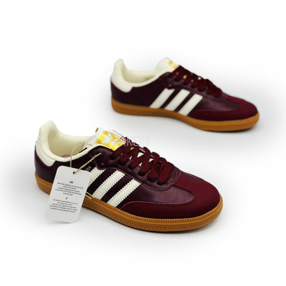 Унисекс кеды Adidas Samba OG Core Unisex Burgundi