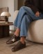 Женские кеды Golden Goose Superstar in Brown Leather with Cream Suede Star and Studs