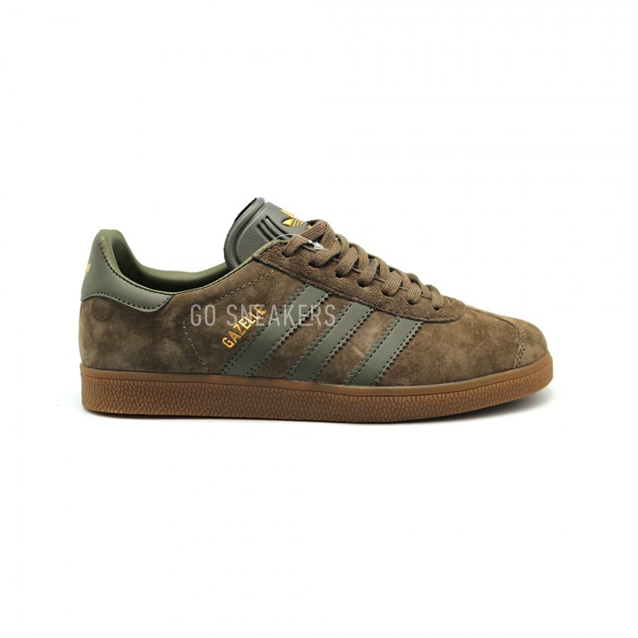 Adidas gazelle verde best sale caqui