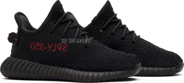Унисекс кроссовки Adidas Yeezy Boost 350 V2 Infant &amp;#039;Bred&amp;#039;