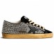 Женские кеды Golden Goose Superstar LTD with Swarovski Crystals and Black Leather Star