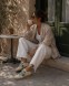 Женские кеды Golden Goose Ball Star LTD with Green Crocodile Print Star and Heel Tab