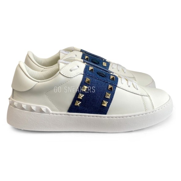 Женские кроссовки Valentino Runner Thorns White Blue