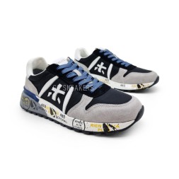 Premiata 483 Textile/Suede White/Black