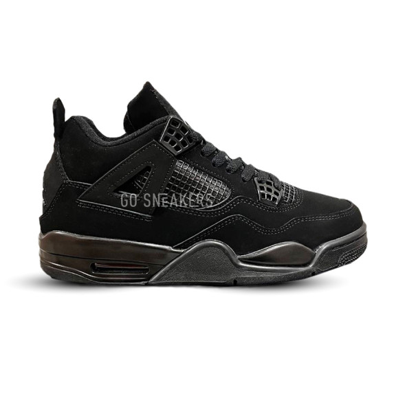 Унисекс зимние кроссовки Nike Air Jordan 4 Retro Winter Full Black