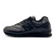 Мужские зимние кроссовки New Balance 574 Full Black Leather Winter