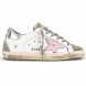 Женские кеды Golden Goose Superstar White Ice Orchid Pink