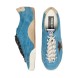 Женские кеды Golden Goose True-Star in Teal Suede with Black Star and Cream Heel Tab