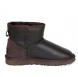 Женские мини угги Mini Metallic Chocolate
