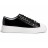 Chanel Black Leather Sneakers