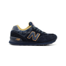 New Balance Мужские 574 Navy-yellow