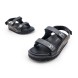 Мужские босоножки Louis Vuitton Leather Sandals Black/Brown