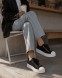 Женские кеды Chanel Black Textile Sneakers