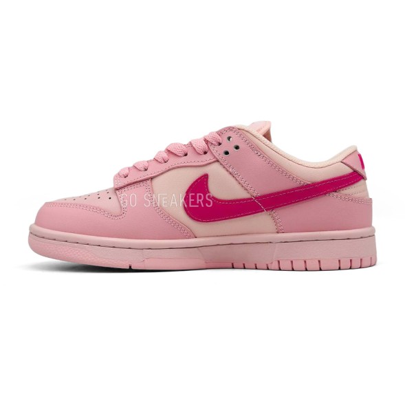 Женские кроссовки Nike Dunk Low GS &amp;#039;Triple Pink&amp;#039;