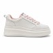 Женские кроссовки Chanel Platform Sneakers Leather White/Pink