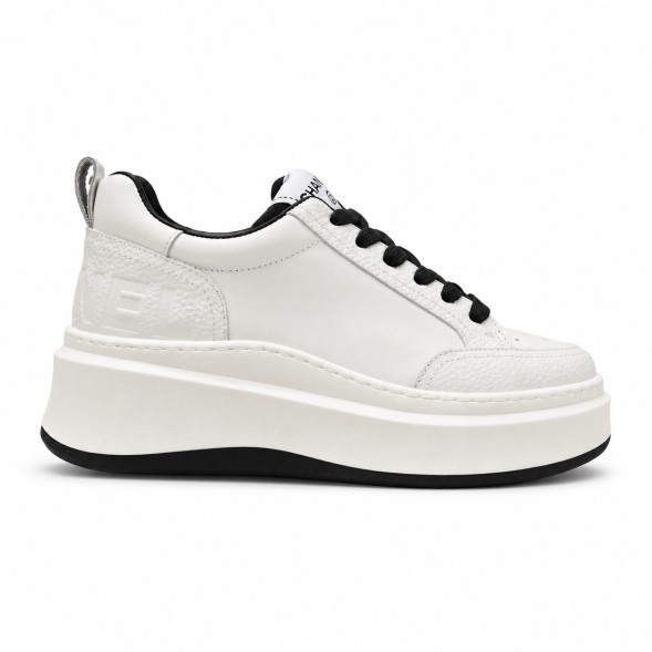 Женские кроссовки  Chanel Platform Sneakers Leather White/Black