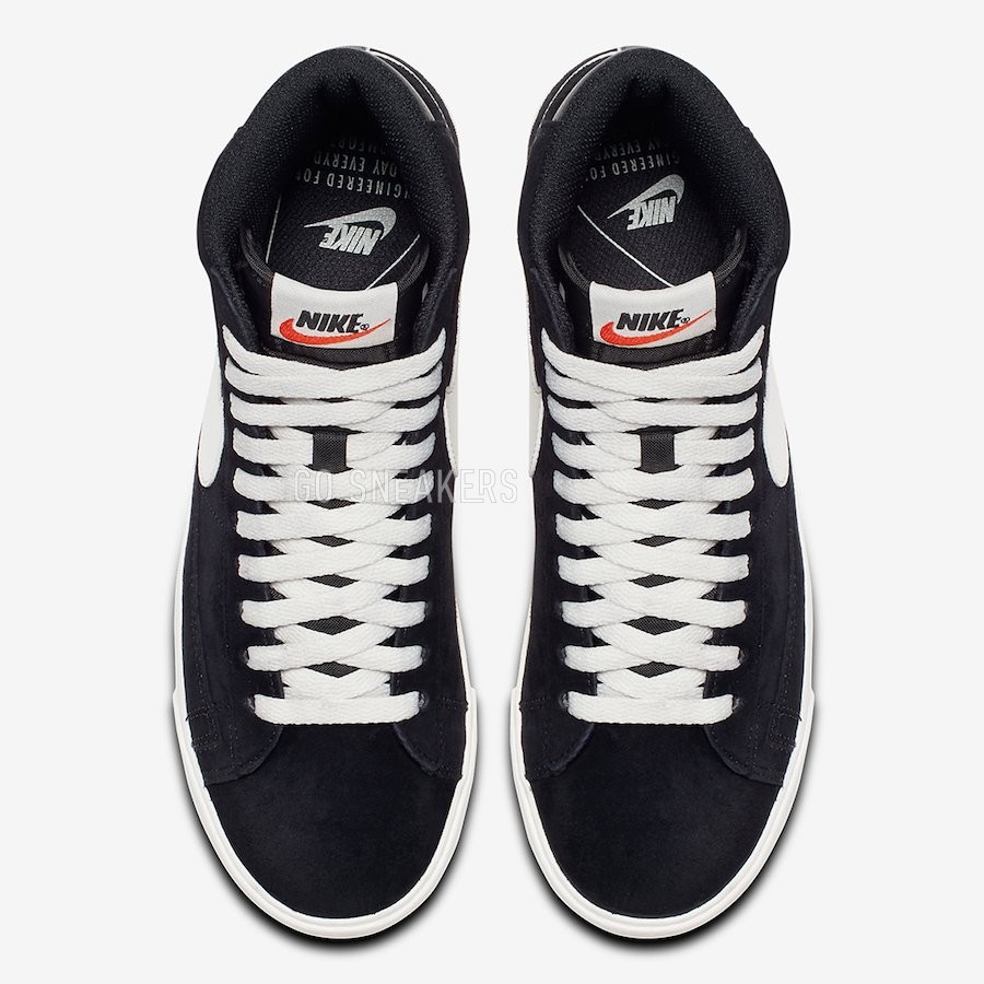 Nike blazer mid vintage new arrivals black suede