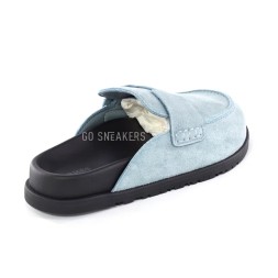 Hermes Slippers Light Blue