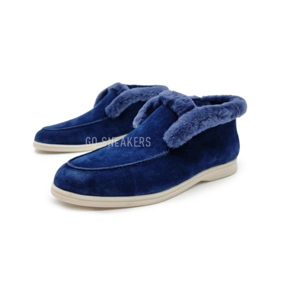 Унисекс ботинки Brunello Cucinelli Suede Blue