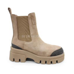 Brunello Cucinelli Chelsea Suede Sand