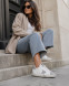 Женские кеды Golden Goose Super-Star Wmns White Silver Glitters