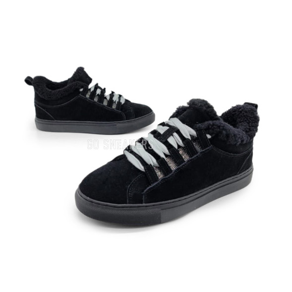 Унисекс зимние кроссовки Brunello Cucinelli Winter Black