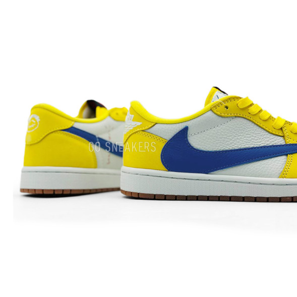 Мужские кроссовки Nike Travis Scott x Air Jordan 1 Yellow